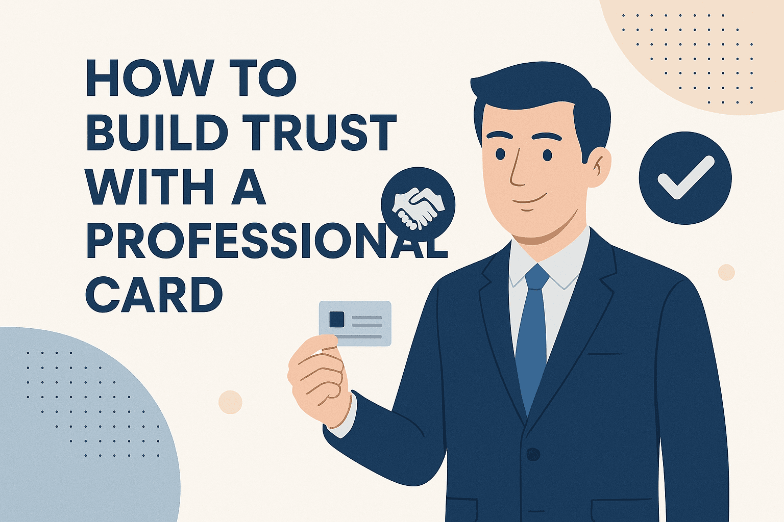 How to Build Trust with a Professional Card